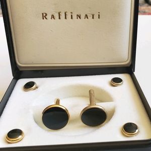 Raffinati Cuff Links Black